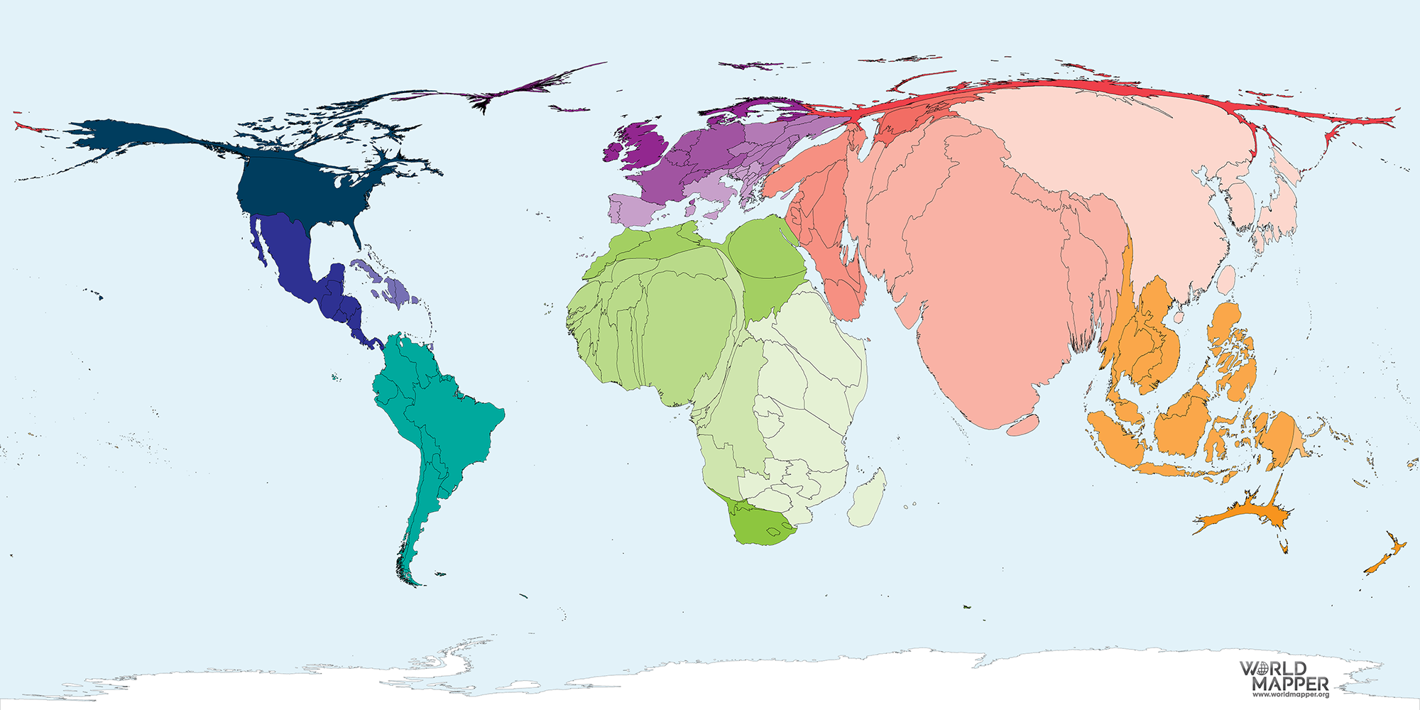 Future World Map 2050