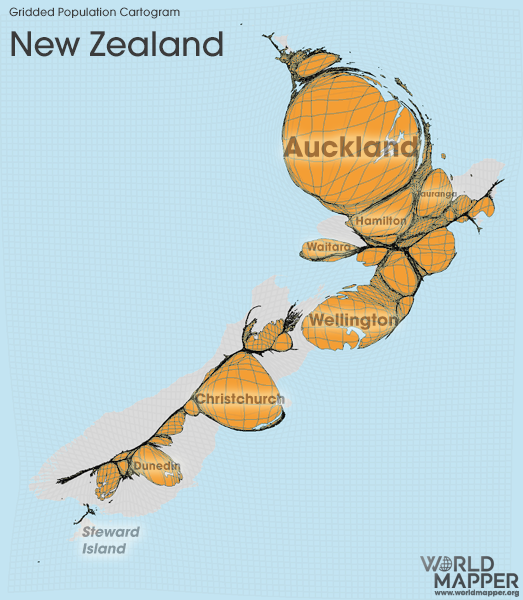 New zealand of population New Zealand