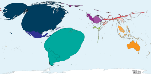 Spread of the Japanese Language 2005