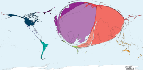 Spread of the Russian Language 2005