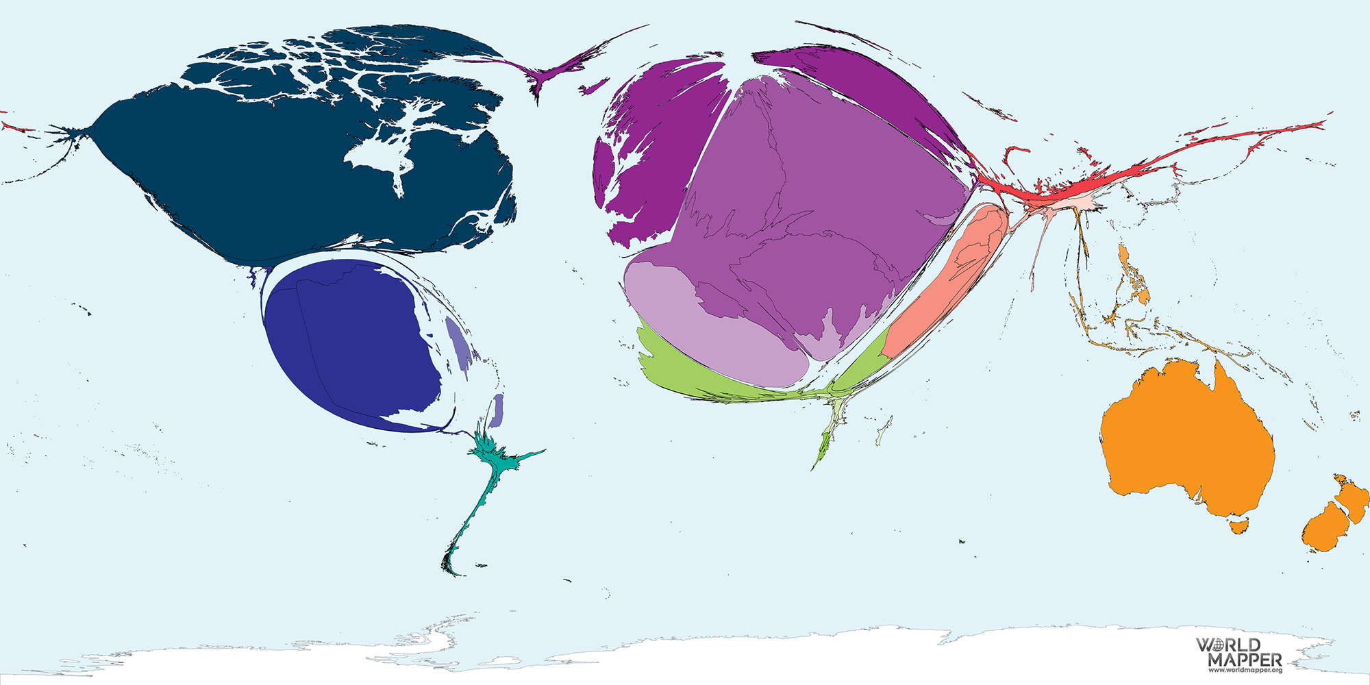 spread-of-the-spanish-language-worldmapper