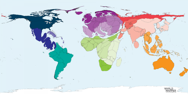 UNESCO Natural Sites - Worldmapper