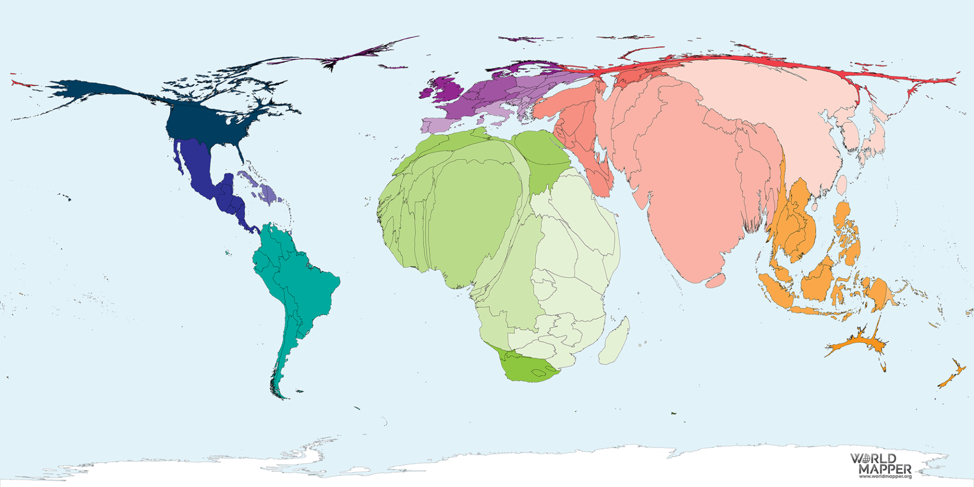 life-expectancy-growth-2015-2050-worldmapper