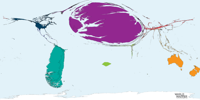 Migration to Falkland Islands 1990-2017