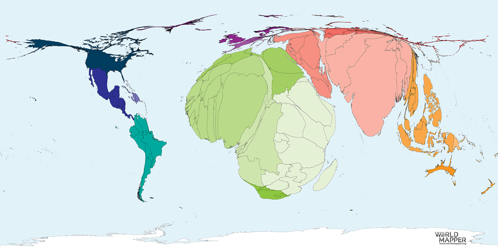 Карта россии 2050