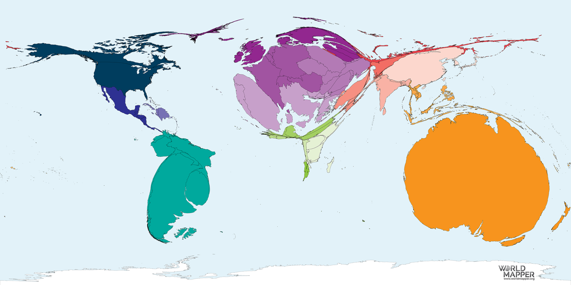 Organic Agriculture 2015 - Worldmapper