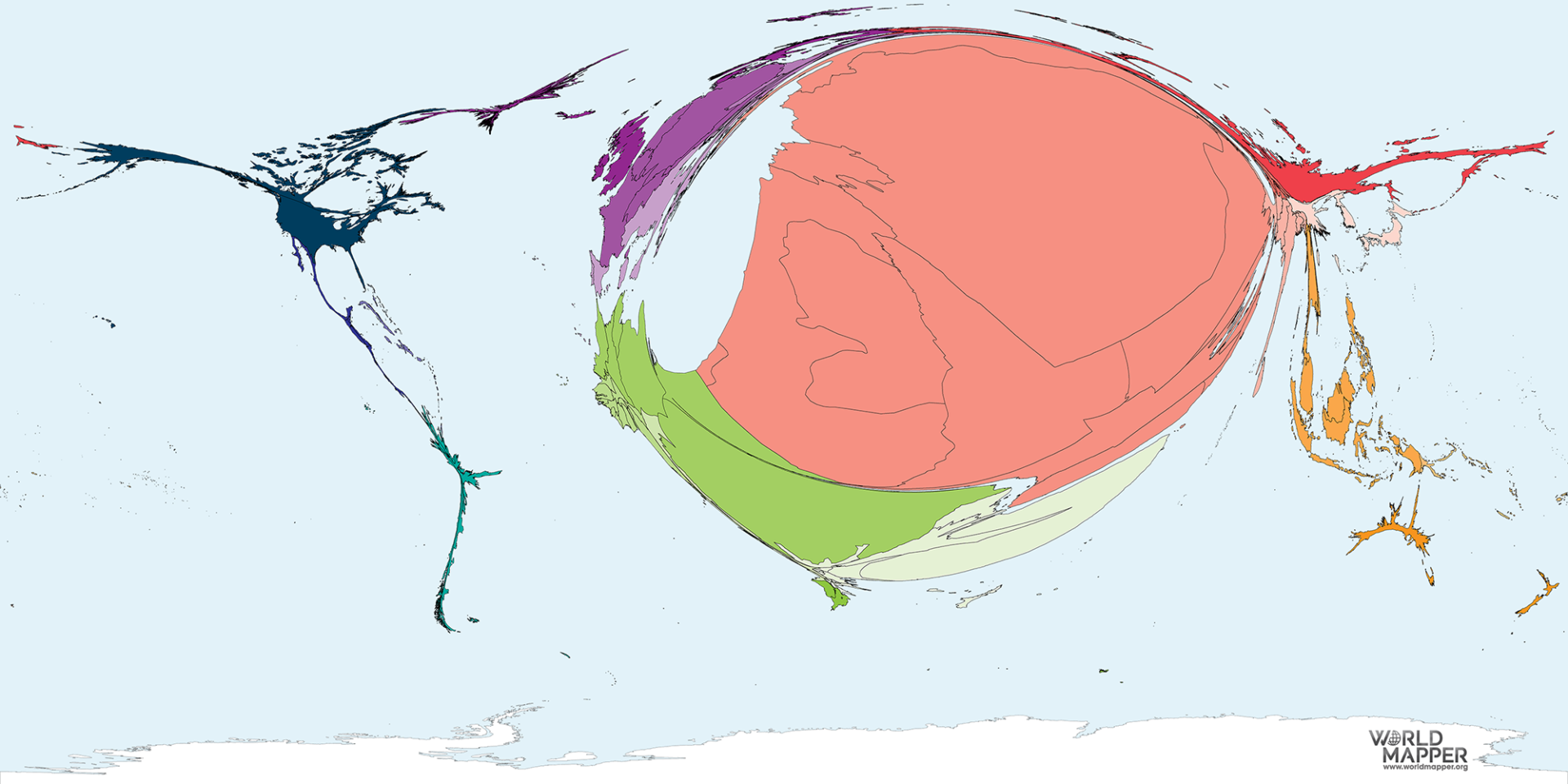 Migration To Egypt 1990 2017 Worldmapper