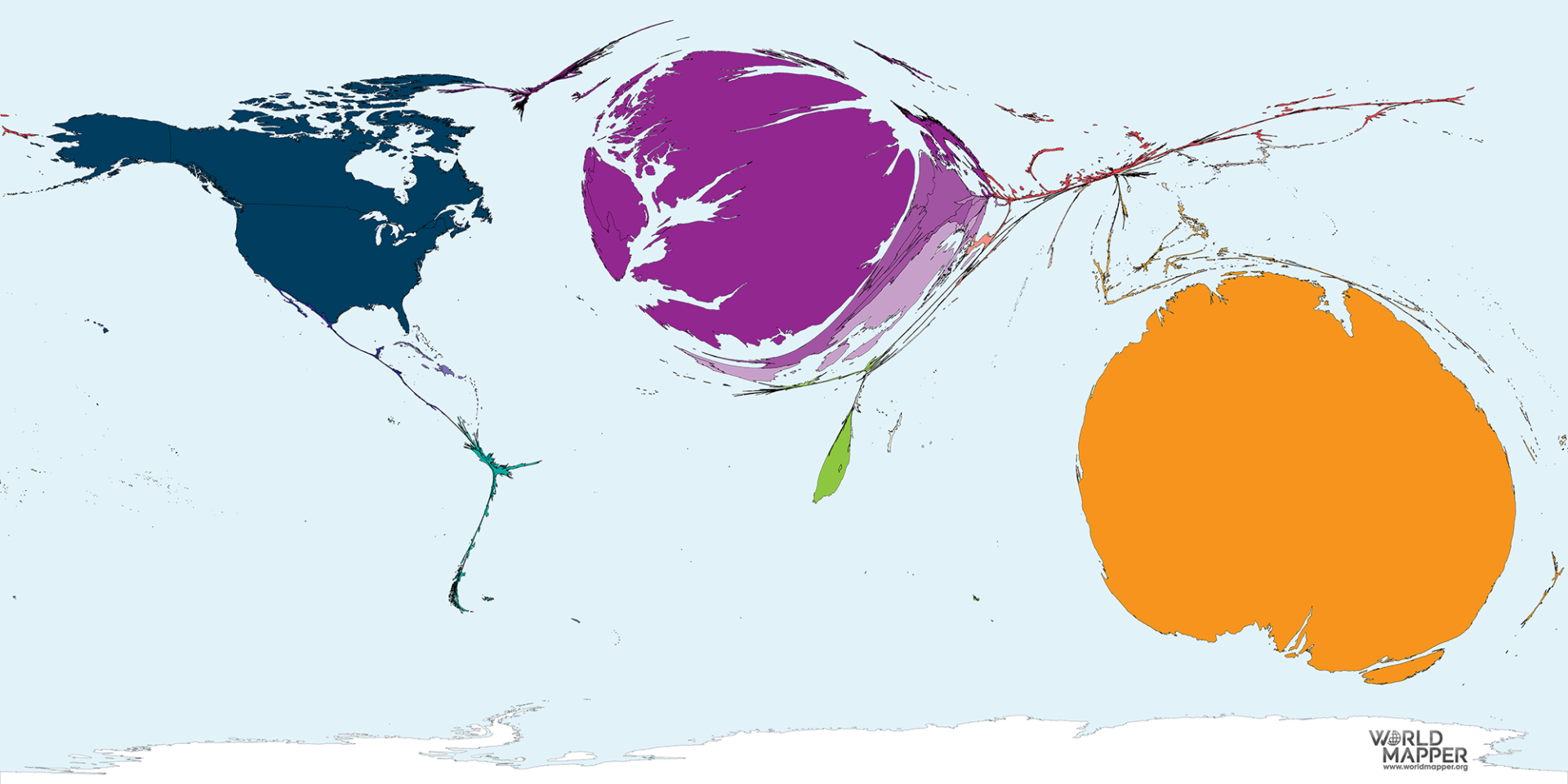 Migration From Malta 1990 2017 Worldmapper