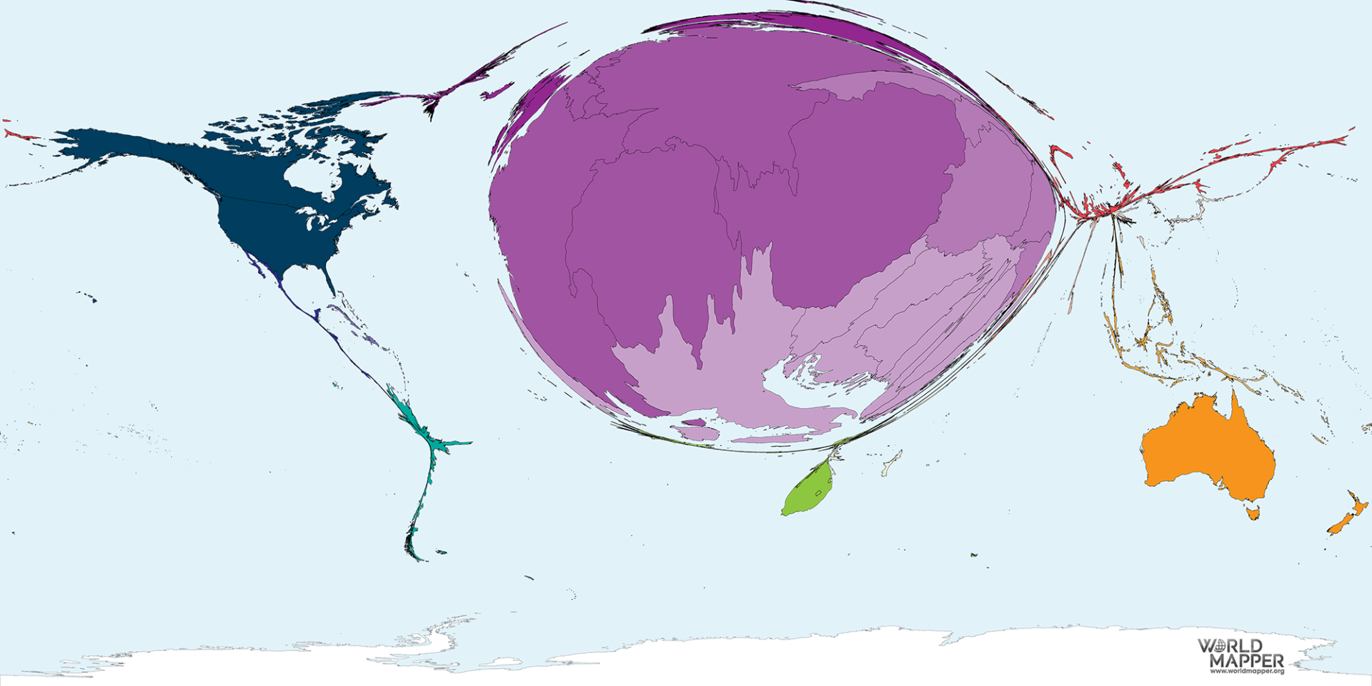 Poverty in Education - MPI 2019 - Worldmapper