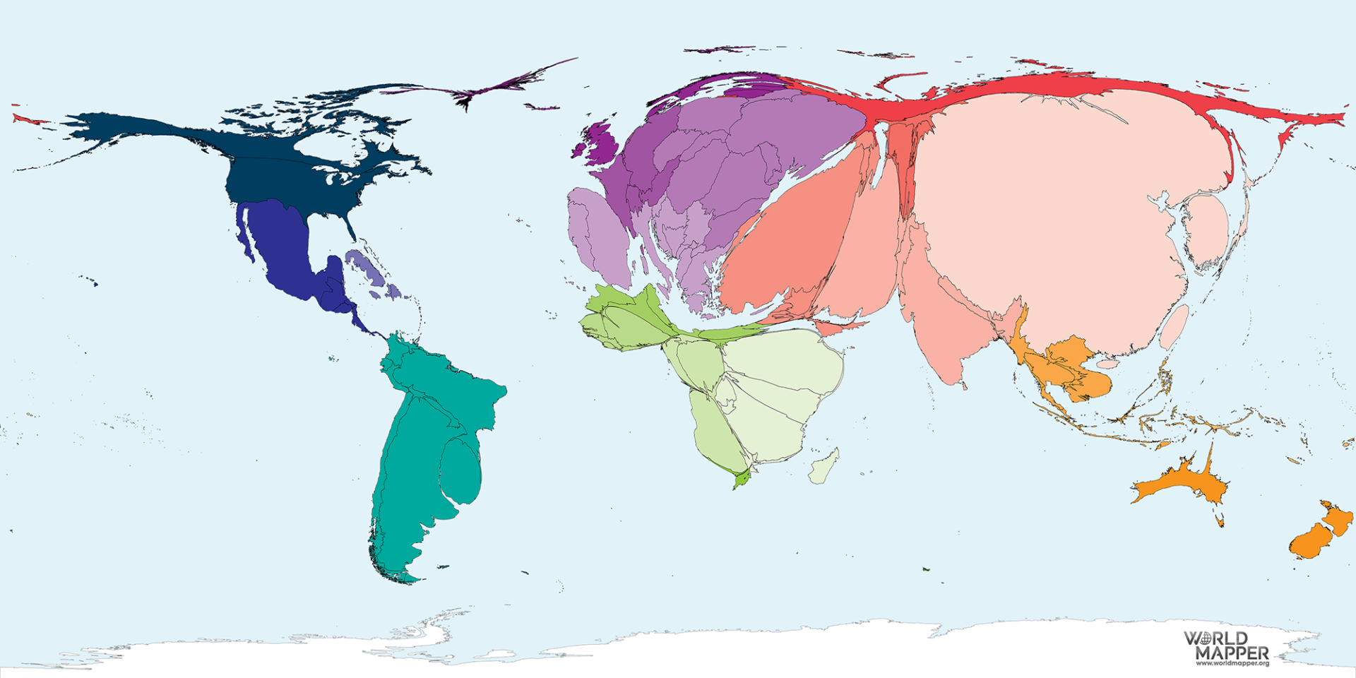 Population Year 2100 Worldmapper Population Year 2100 Worldmapper