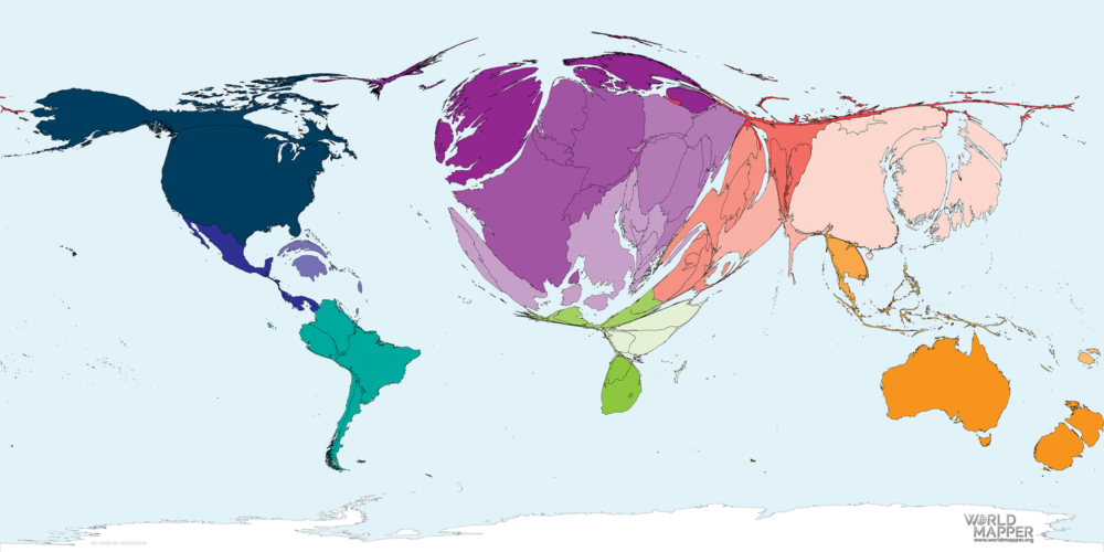 Cartographic Views of the 2024 US Presidential Election - Worldmapper